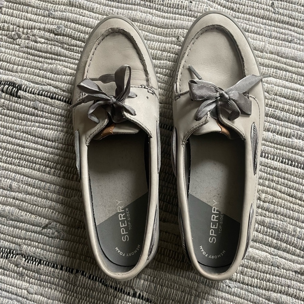 Sperry Women's Ribbon-Trim Boat Loafers